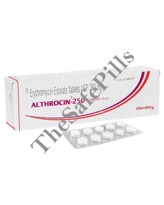 Althrocin Erythromycin 250 mg tablets (Llotycin