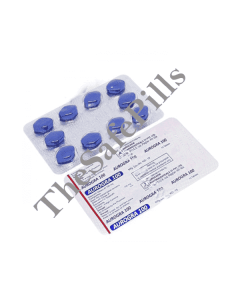 Aurogra 100 mg Blue Pill Sildenafil Citrate